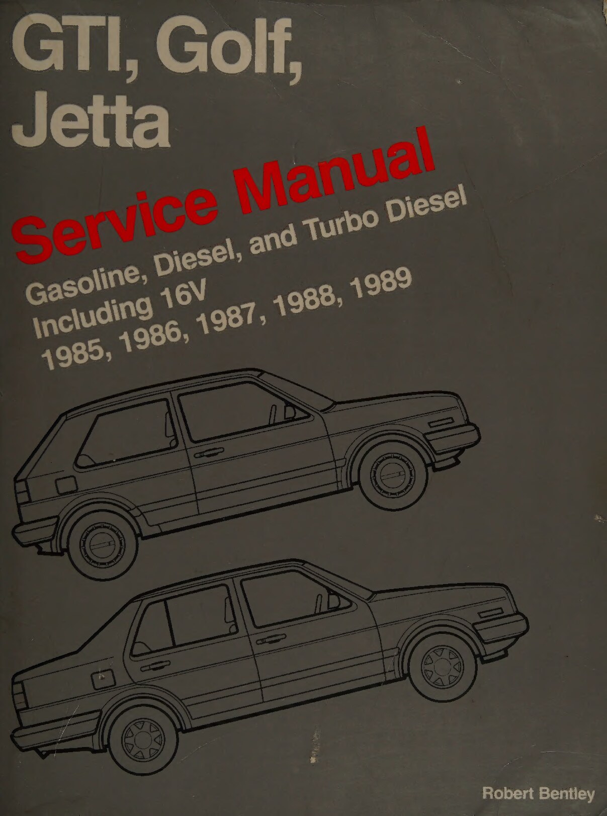 Volkswagen GTI, Golf, and Jetta service manual 1985, 1986, 1987, 1988, 1989 : gasoline, diesel, and turbo diesel including 16V